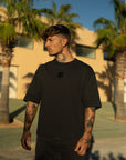 T-Shirt unisex rose schwarz