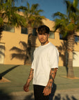 T-shirt rose white