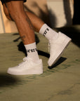Socks coordinates white