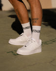Socks Unattained white