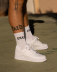 Socks Unattained white
