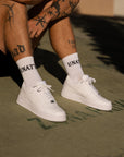 Socks Unattained white